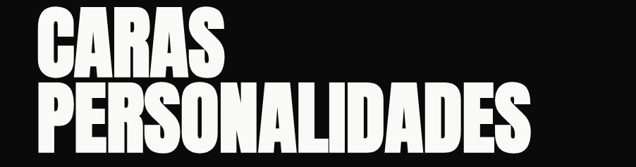 Caras Personalidades
